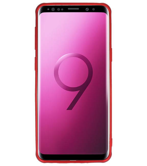 Custodia in carbonio serie Samsung Galaxy S9 rossa