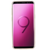 Carbon series hoesje Samsung Galaxy S9 Goud