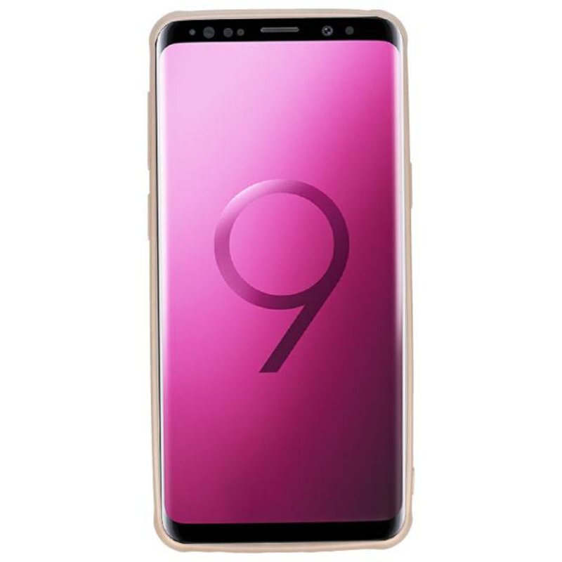 Carbon series hoesje Samsung Galaxy S9 Goud