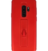 Carbon series hoesje Samsung Galaxy S9 Plus Rood