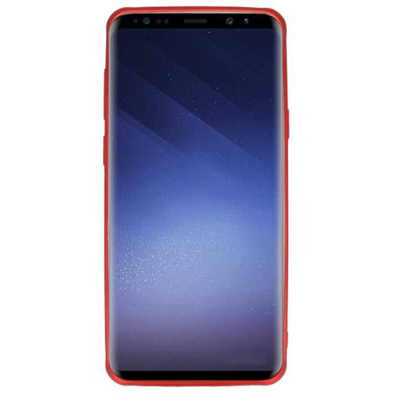 Custodia in carbonio serie Samsung Galaxy S9 Plus Red
