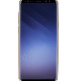 Carbon series hoesje Samsung Galaxy S9 Plus Goud