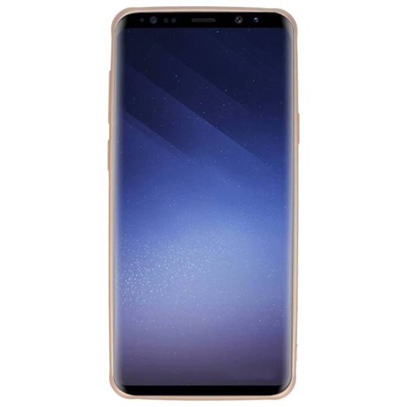 Carbon series hoesje Samsung Galaxy S9 Plus Goud