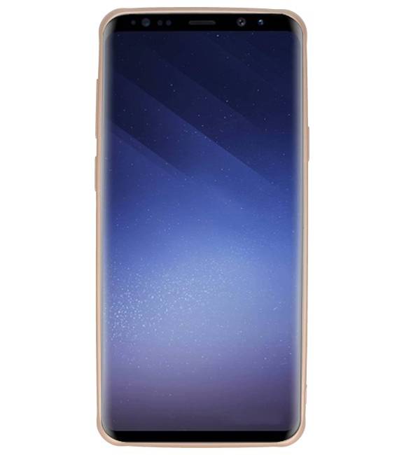 Custodia in carbonio serie Samsung Galaxy S9 Plus Gold