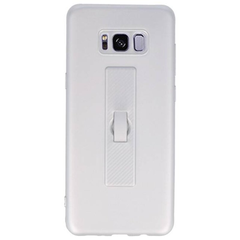 Carcasa de la serie Carbon Samsung Galaxy S8 Plus Silver