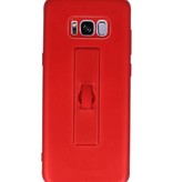 Carcasa de la serie Carbon Samsung Galaxy S8 Plus Rojo