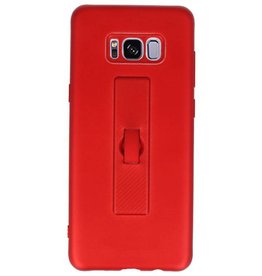 Carbon series hoesje Samsung Galaxy S8 Plus Rood