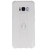 Carbon series hoesje Samsung Galaxy S8 Zilver