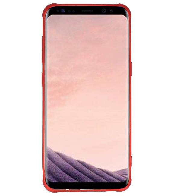 Carbon series hoesje Samsung Galaxy S8 Rood
