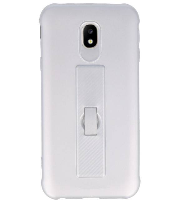 Carbon series case Samsung Galaxy J3 2017 Silver