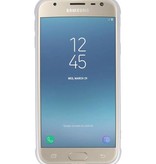Kulstof serie tilfælde Samsung Galaxy J3 2017 Silver