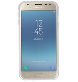 Carbon series hoesje Samsung Galaxy J3 2017 Zilver