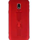 Carbon-Serie Gehäuse Samsung Galaxy J3 2017 rot