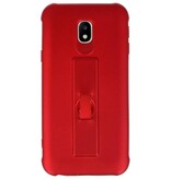 Custodia in carbonio serie Samsung Galaxy J3 2017 Rosso