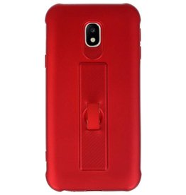 Carcasa de la serie Carbon Samsung Galaxy J3 2017 Red