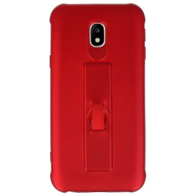 Custodia in carbonio serie Samsung Galaxy J3 2017 Rosso