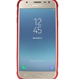 Carbon-Serie Gehäuse Samsung Galaxy J3 2017 rot