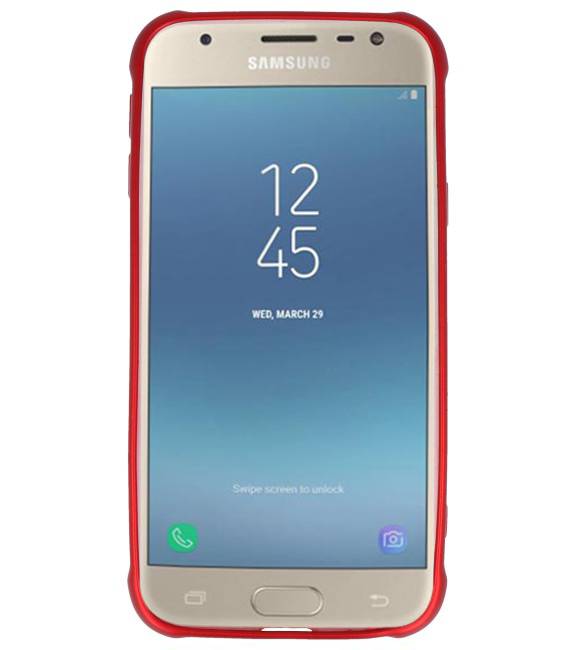 Coque de série en carbone Samsung Galaxy J3 2017 Rouge