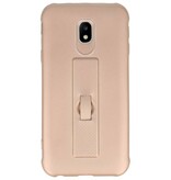 Kulstof serie tilfælde Samsung Galaxy J3 2017 Gold