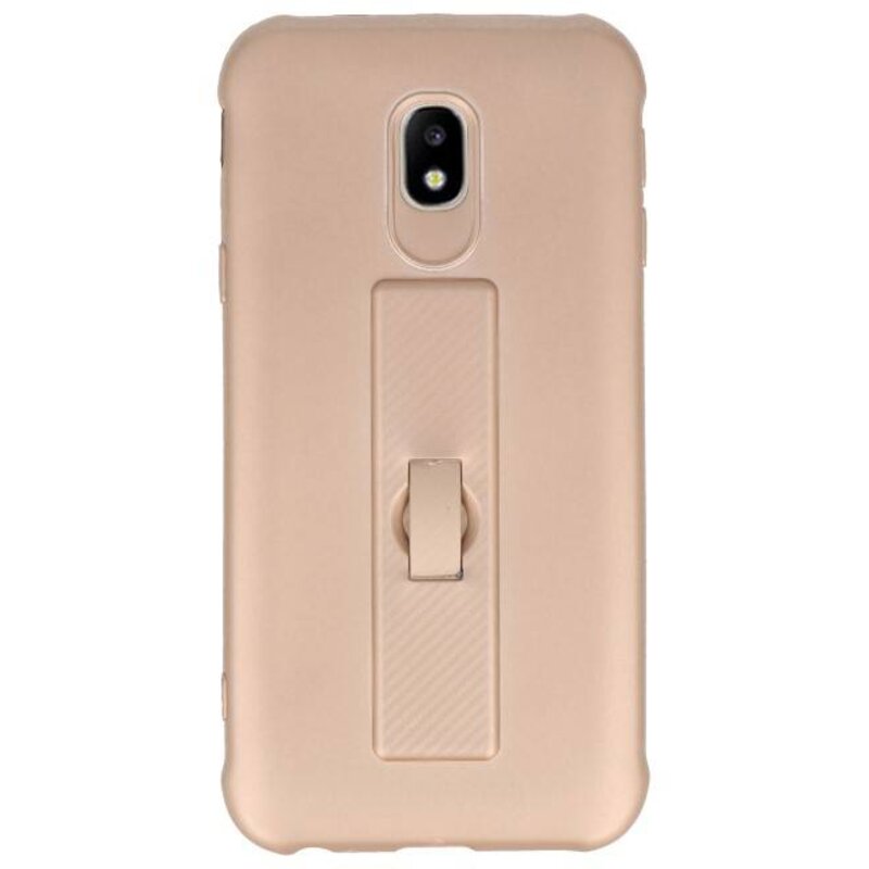 Kulstof serie tilfælde Samsung Galaxy J3 2017 Gold
