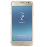 Kulstof serie tilfælde Samsung Galaxy J3 2017 Gold
