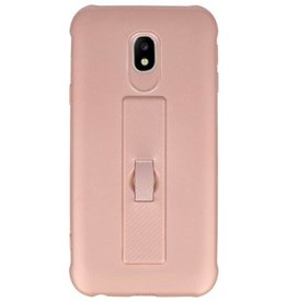 Carcasa de la serie Carbon Samsung Galaxy J3 2017 Rosa