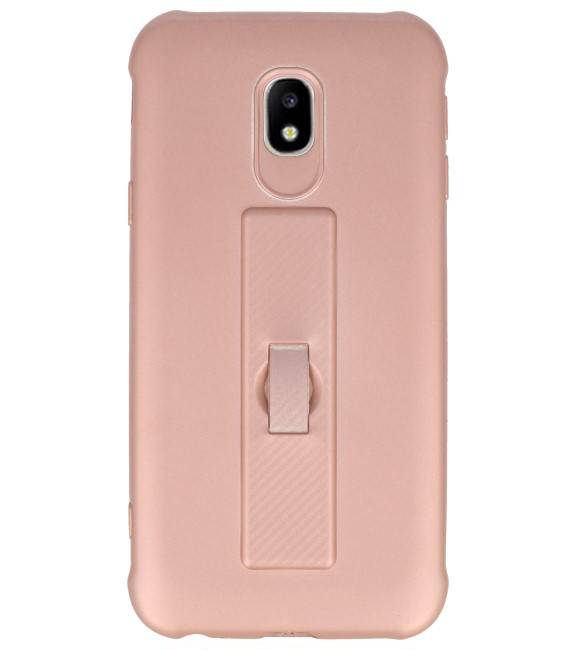 Carbon series hoesje Samsung Galaxy J3 2017 Roze