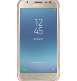 Carcasa de la serie Carbon Samsung Galaxy J3 2017 Rosa