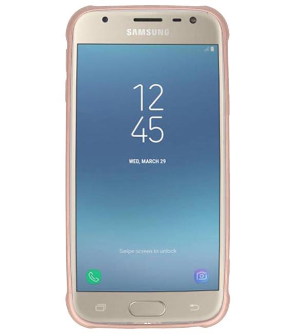 Carbon series hoesje Samsung Galaxy J3 2017 Roze
