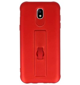 Custodia in carbonio serie Samsung Galaxy J5 2017 Rosso