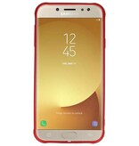 Custodia in carbonio serie Samsung Galaxy J5 2017 Rosso