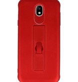 Carbon-Serie Tasche Samsung Galaxy J7 2017 Rot