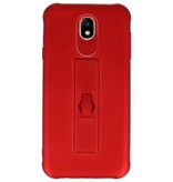 Coque de série en carbone Samsung Galaxy J7 2017 Rouge