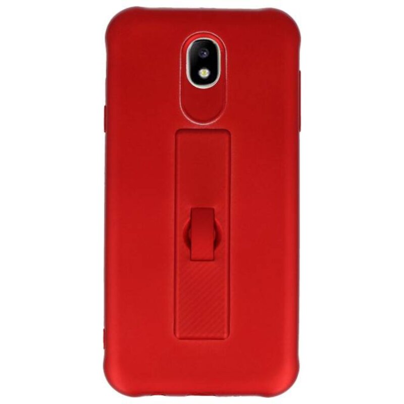 Coque de série en carbone Samsung Galaxy J7 2017 Rouge