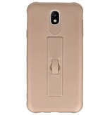 Custodia in carbonio serie Samsung Galaxy J7 2017 oro