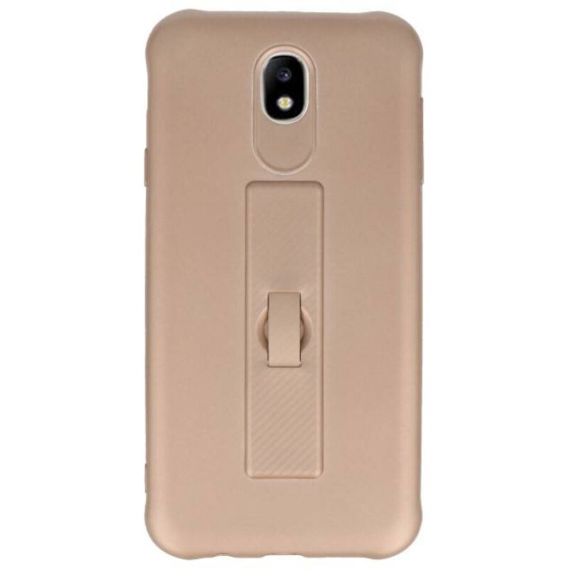 Custodia in carbonio serie Samsung Galaxy J7 2017 oro