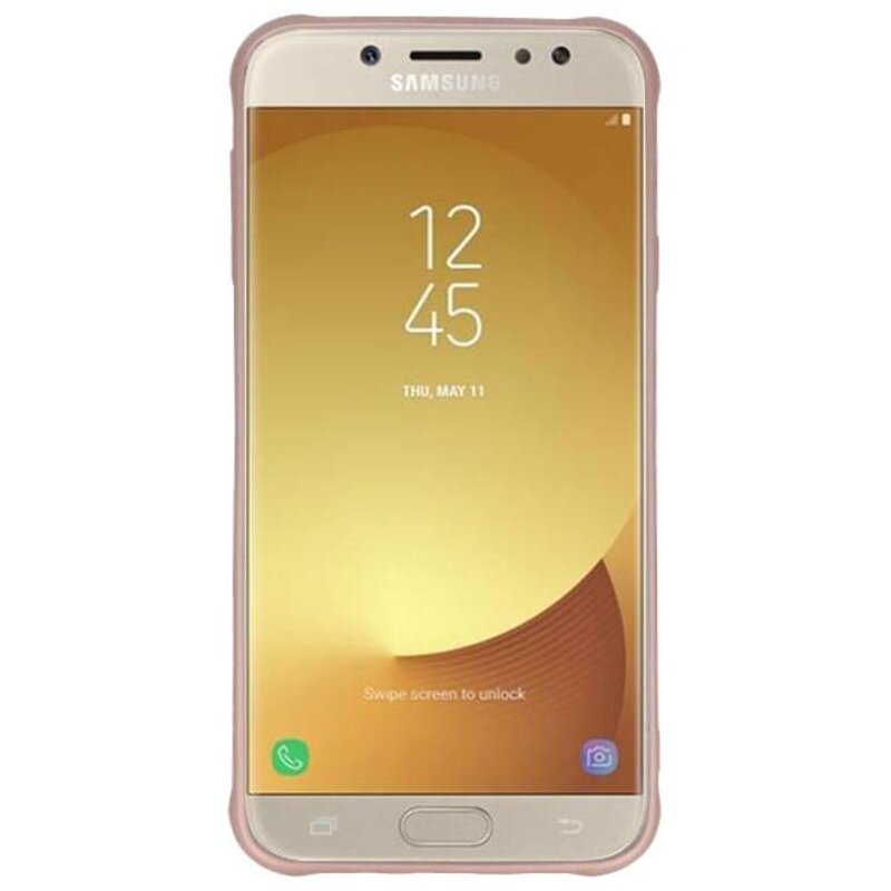 Coque de série en carbone Samsung Galaxy J7 2017 Rose