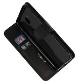 Etui Portefeuille Bookstyle pour Galaxy J7 2018 Noir