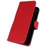 Etui Portefeuille Bookstyle pour Galaxy J7 2018 Rouge