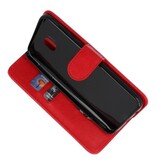Bookstyle Wallet Cases Case for Galaxy J7 2018 Red