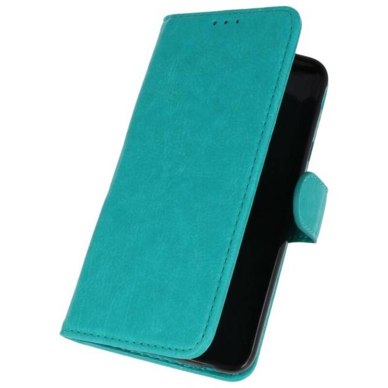 Bookstyle Wallet Cases Hoesje voor Galaxy J7 2018 Groen