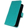 Etui Portefeuille Bookstyle pour Galaxy J7 2018 Vert