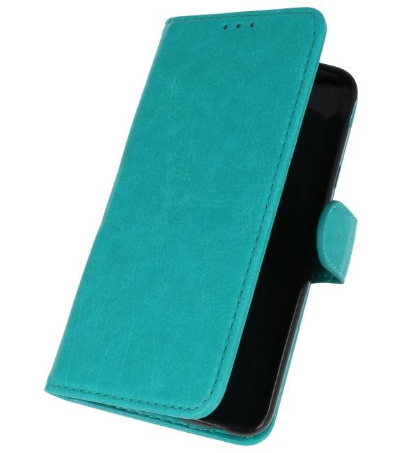 Bookstyle Wallet Cases Hoesje voor Galaxy J7 2018 Groen