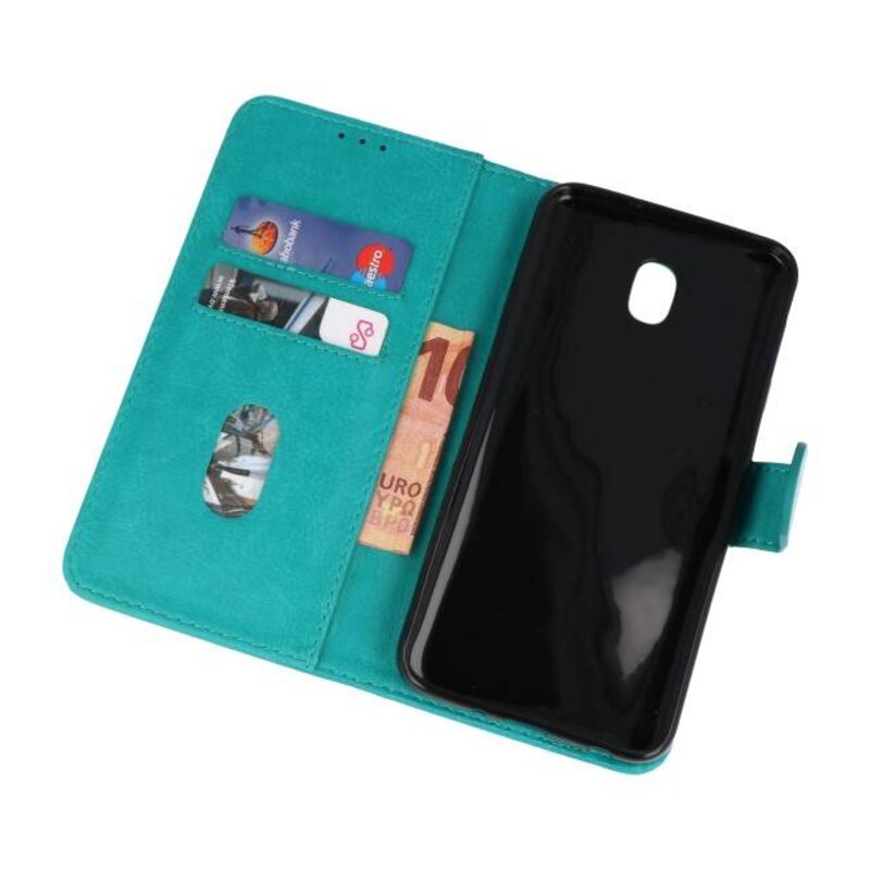 Custodia a portafoglio per Custodia per Galaxy J7 2018 Verde