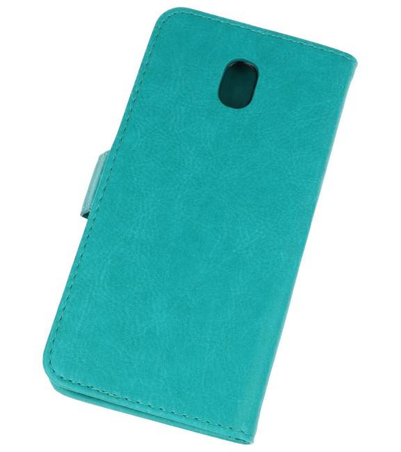 Bookstyle Wallet Cases Case for Galaxy J7 2018 Green