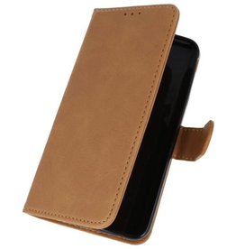 Etui Portefeuille Bookstyle pour Galaxy J7 2018 Marron