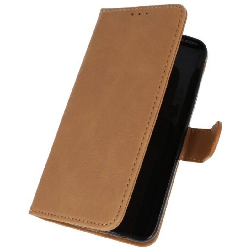 Custodia a portafoglio per Custodia per Galaxy J7 2018 Marrone