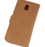 Bookstyle Wallet Cases Hoesje voor Galaxy J7 2018 Bruin