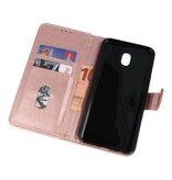 Bookstyle Wallet Cases Taske til Galaxy J7 2018 Pink