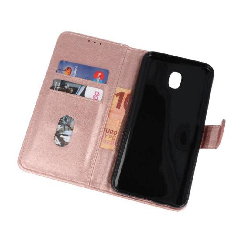 Bookstyle Wallet Cases Taske til Galaxy J7 2018 Pink